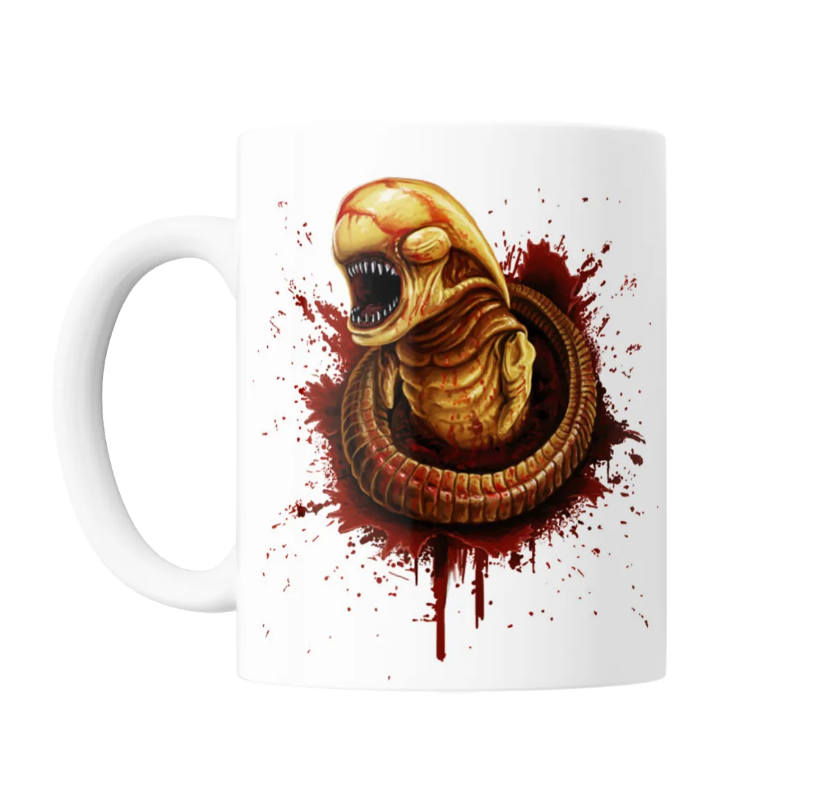 Taza de Cerámica Alien Facehugger Sangre - vista 2