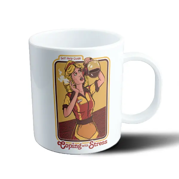 Taza de Plástico Self Help Guide Coping with Stress