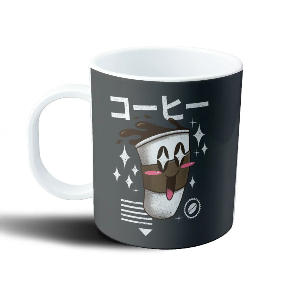 Taza de Plástico Café Kawaii Japonés - vista 2