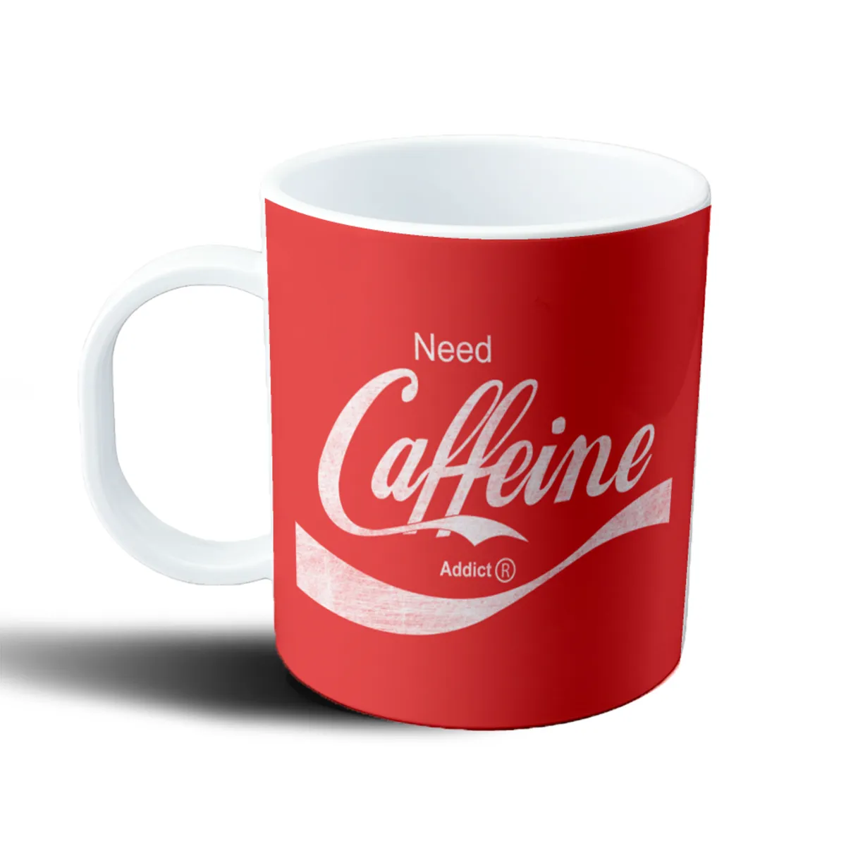 Taza de Plástico Need Caffeine Addict - vista 2