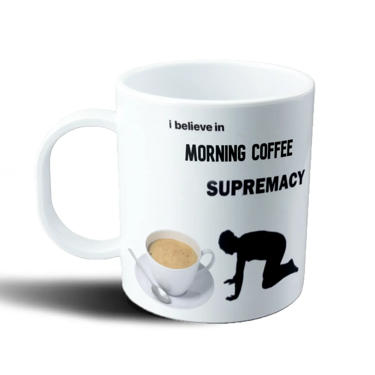 Taza de Plástico Morning Coffee Supremacy Café y Bebé - vista 2