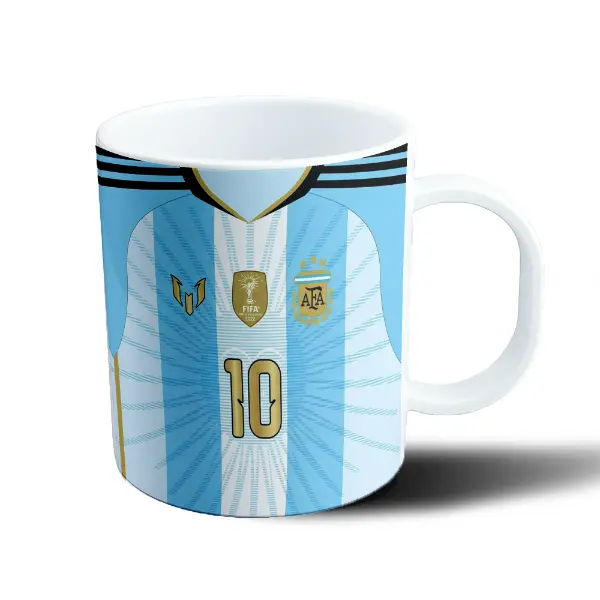Taza de Plástico Despedida Messi Selección Argentina 10 Mundial 2022