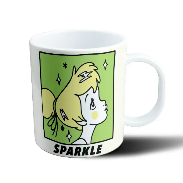 Taza de Plástico Campanita Sparkle