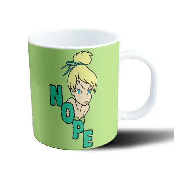 Taza de Plástico Campanita Nope
