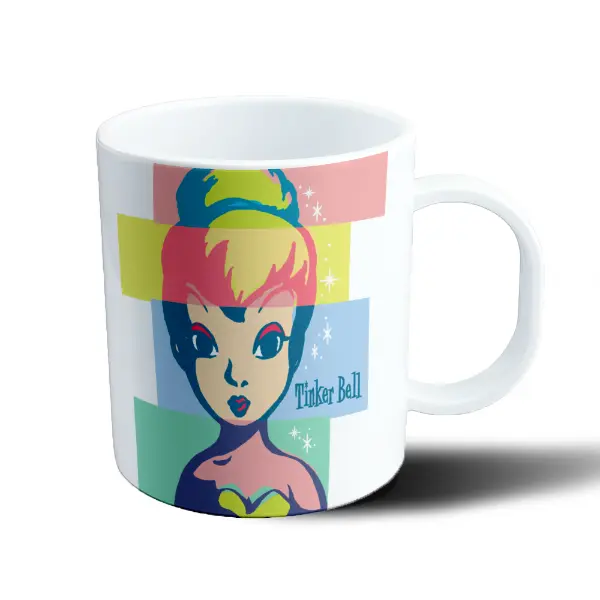 Taza de Plástico Campanita Pop Art
