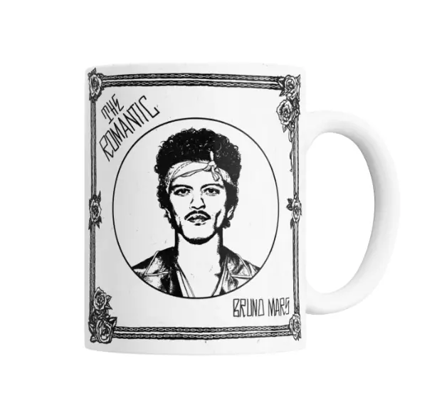 Taza de Cerámica Bruno Mars The Romantic