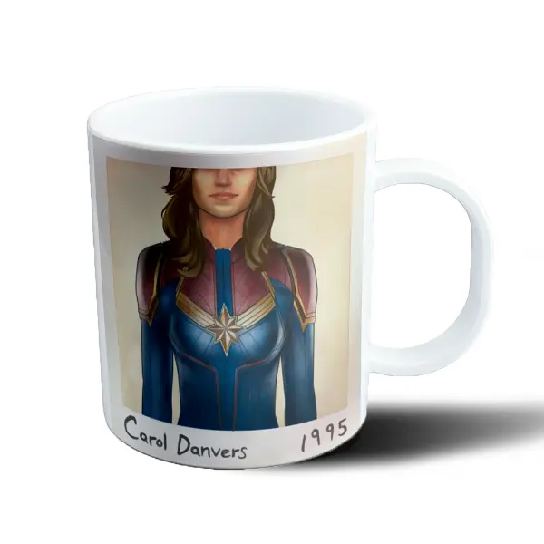 Taza de Plástico Capitana Marvel Carol Danvers 1995
