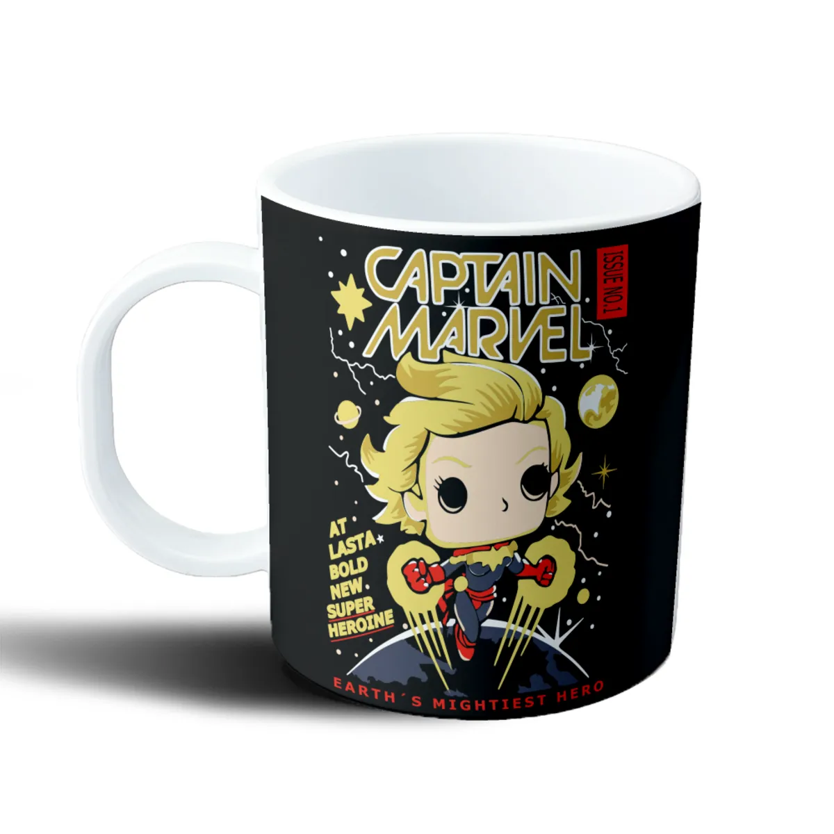 Taza de Plástico Capitana Marvel Funko Pop Comic - vista 2
