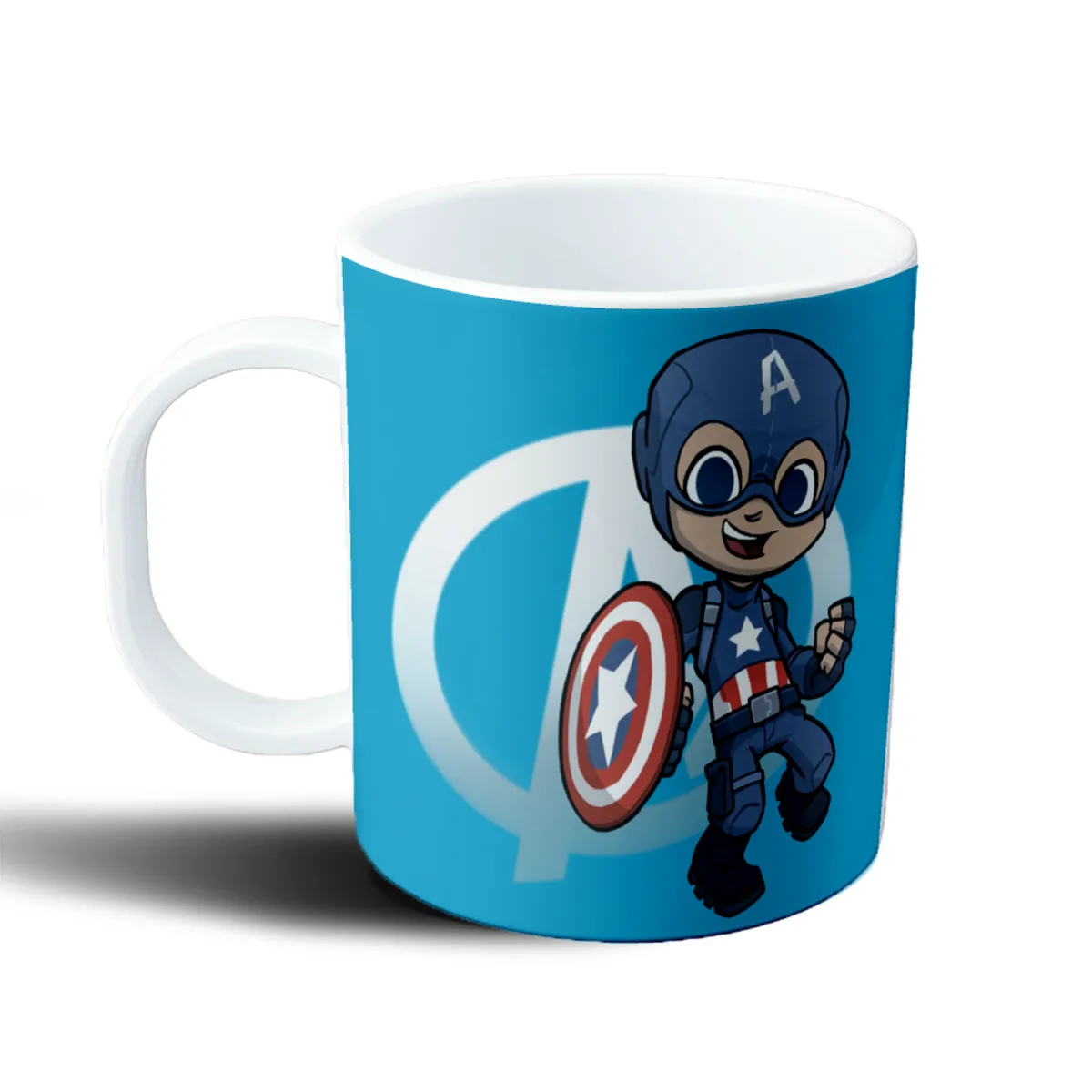 Taza de Plástico Capitan America Chibi Escudo Avengers - vista 2