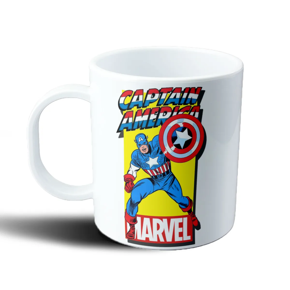 Taza de Plástico Capitan America Retro Comic Marvel - vista 2