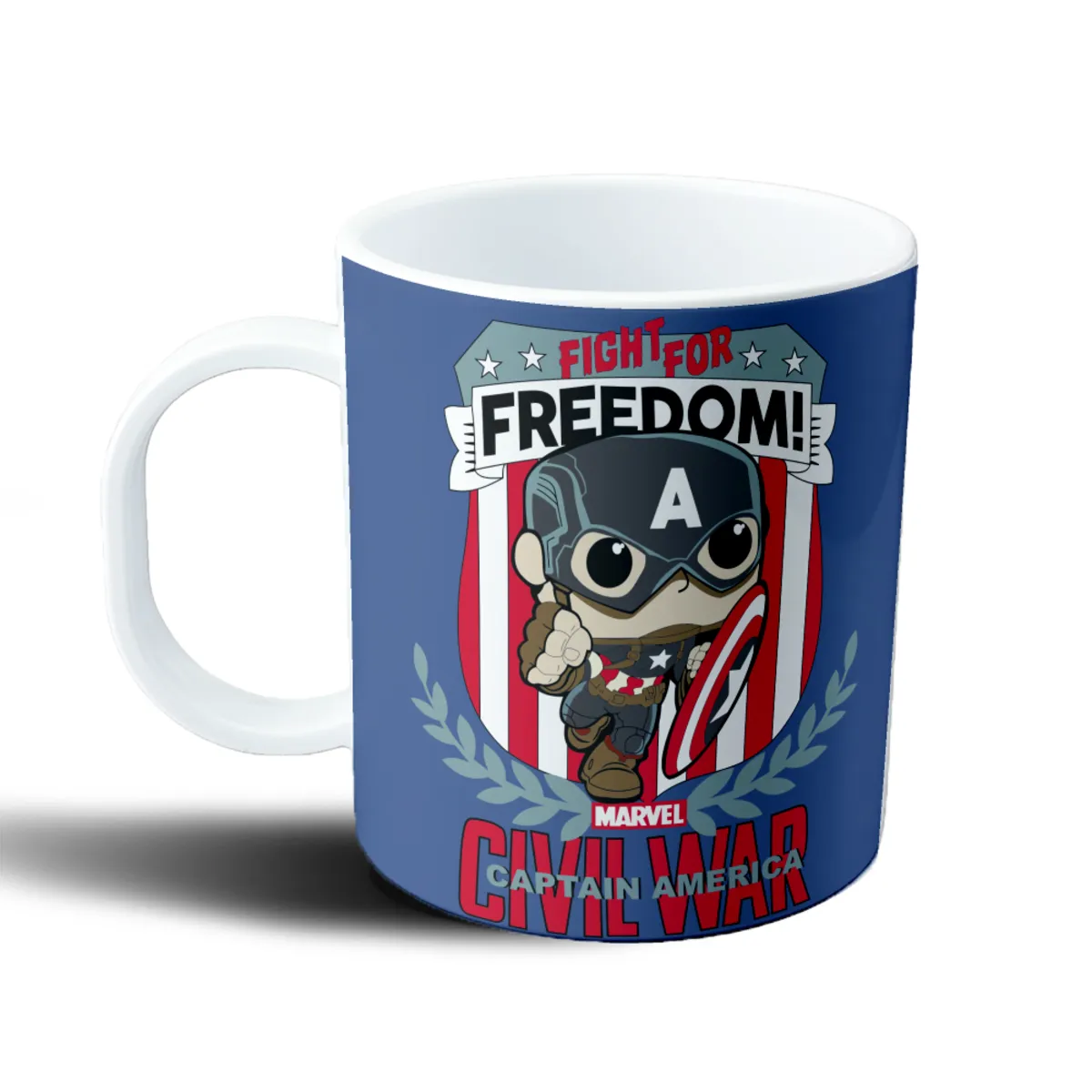 Taza de Plástico Capitán América Civil War Fight for Freedom Funko - vista 2