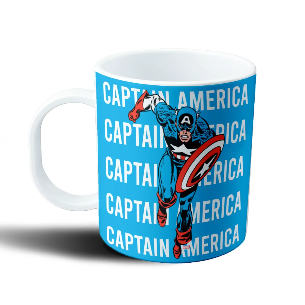 Taza de Plástico Capitan America Clásico Cómic con Escudo - vista 2