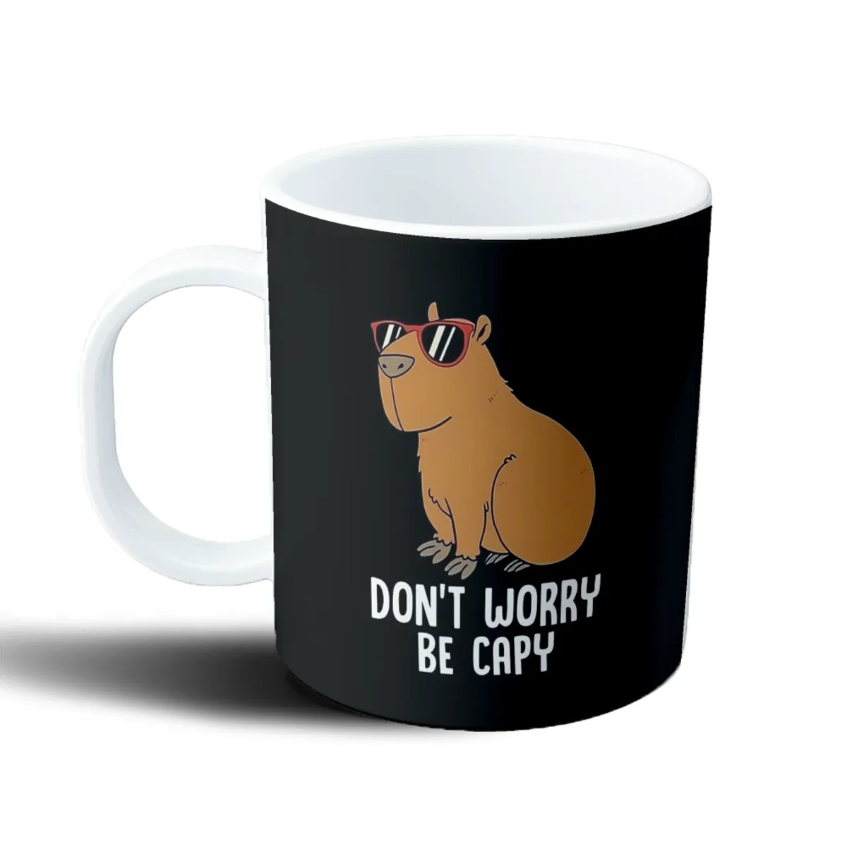 Taza de Plástico Carpincho Don't Worry Be Capy - vista 2