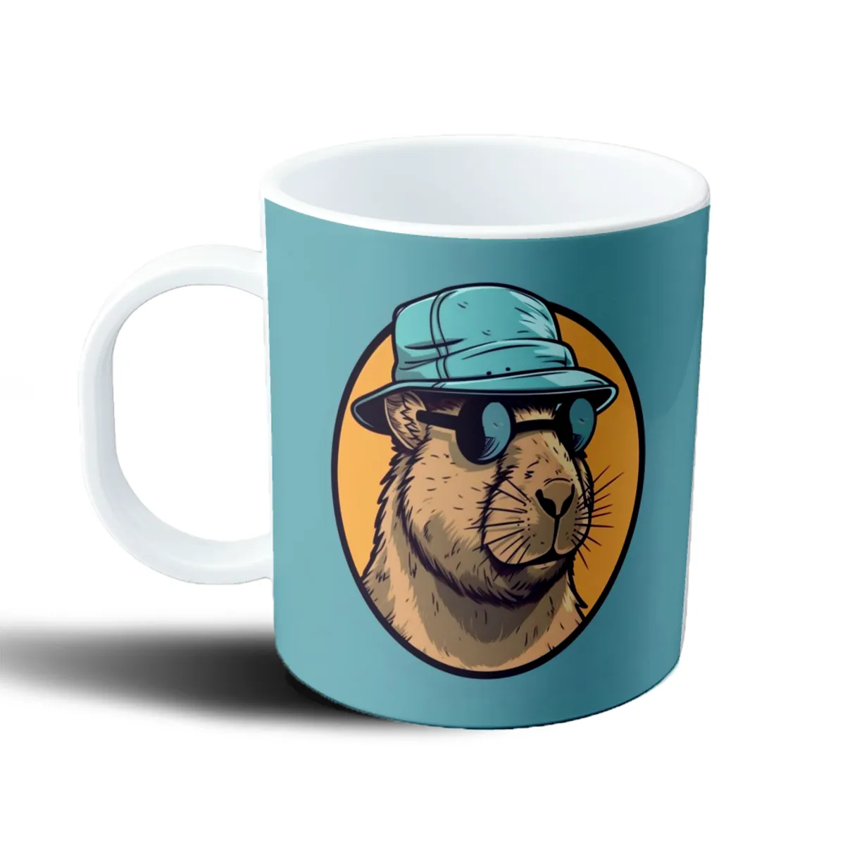 Taza de Plástico Carpincho con Gorro y Lentes - vista 2