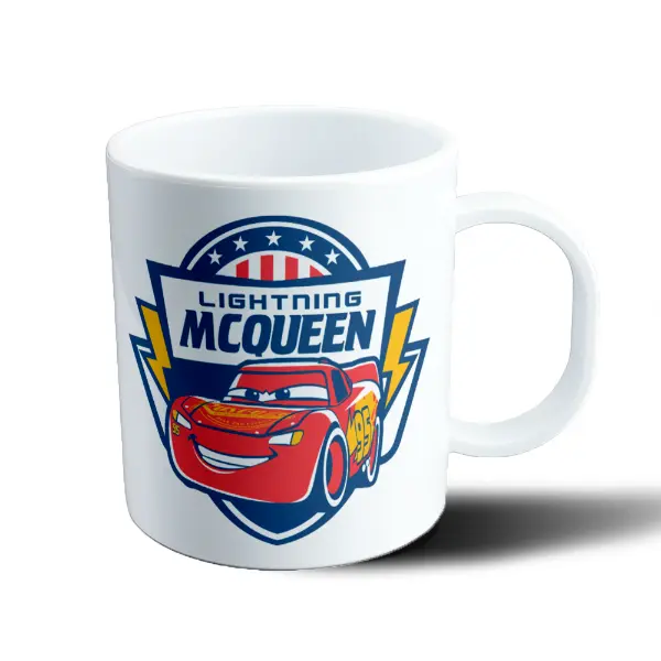 Taza de Plástico Cars Lightning McQueen Rayo