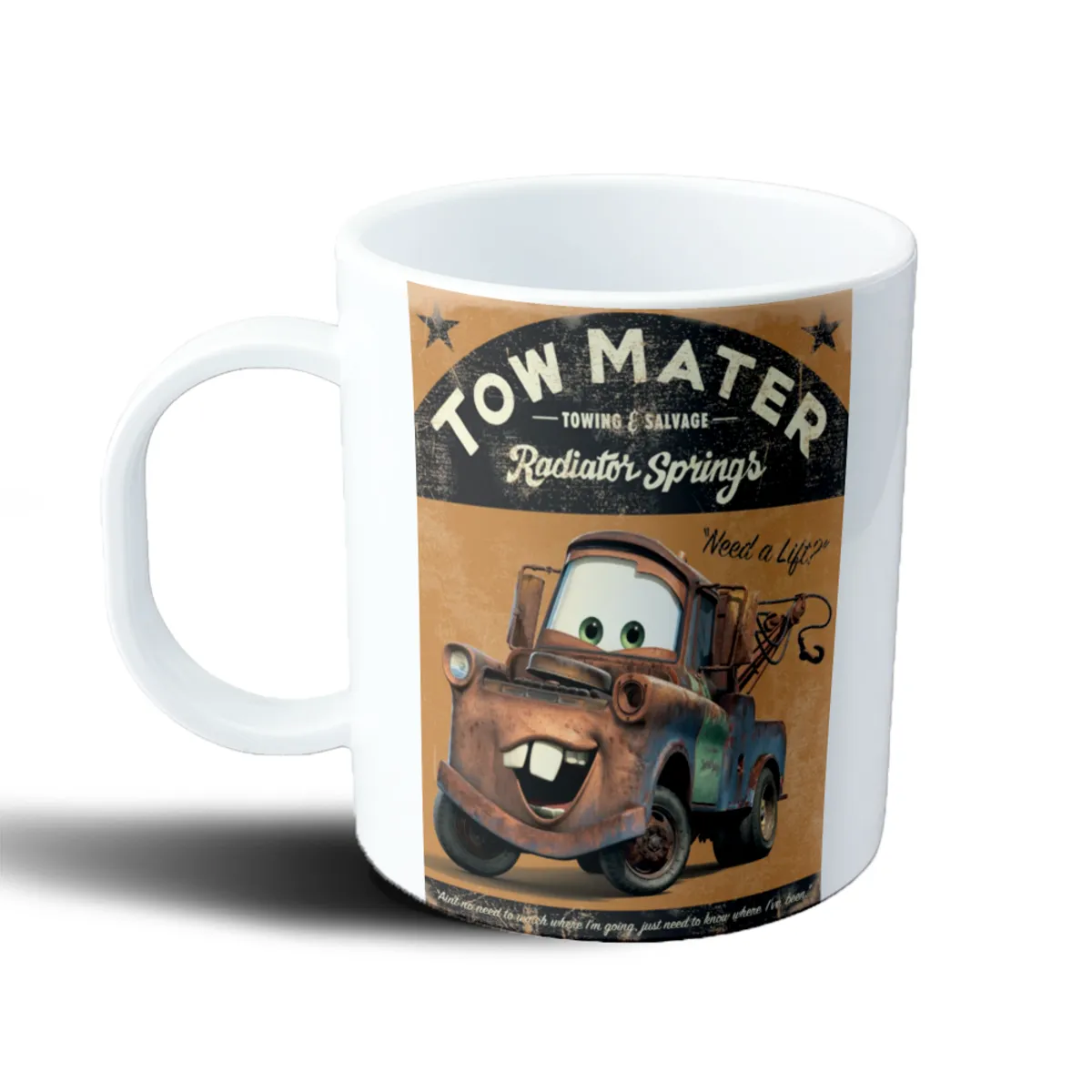 Taza de Plástico Cars Tow Mater Radiator Springs - vista 2