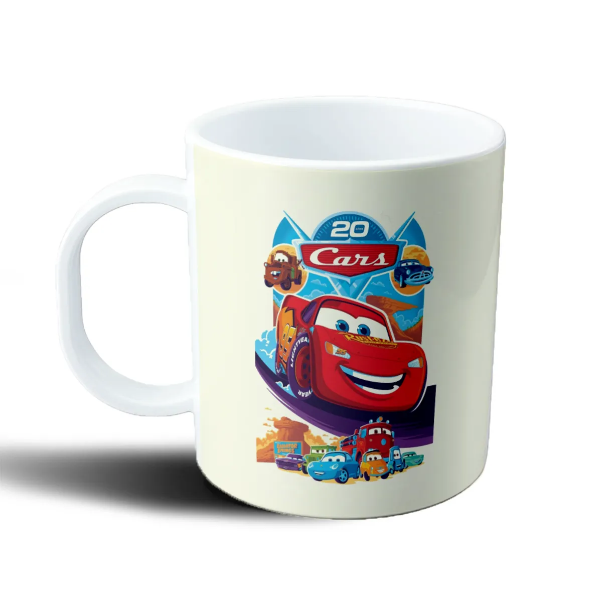 Taza de Plástico Cars 20 Años Rayo McQueen y Amigos - vista 2