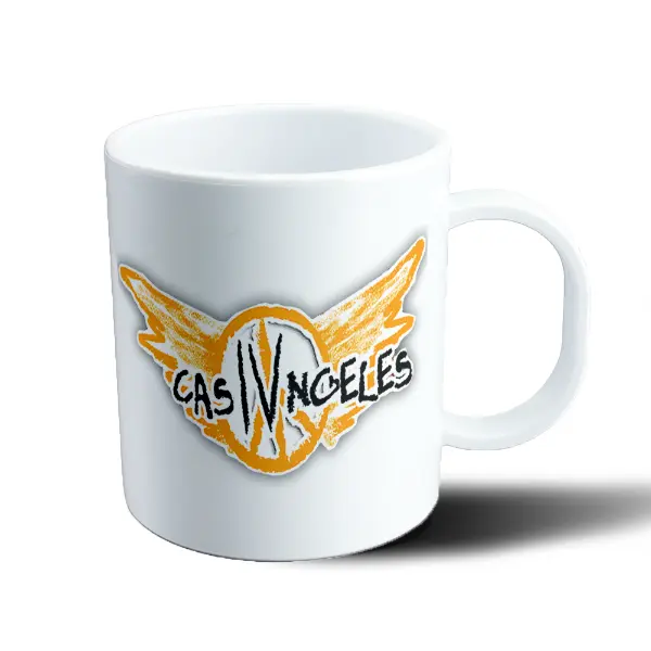 Taza de Plástico Casi Angeles Logo con Alas