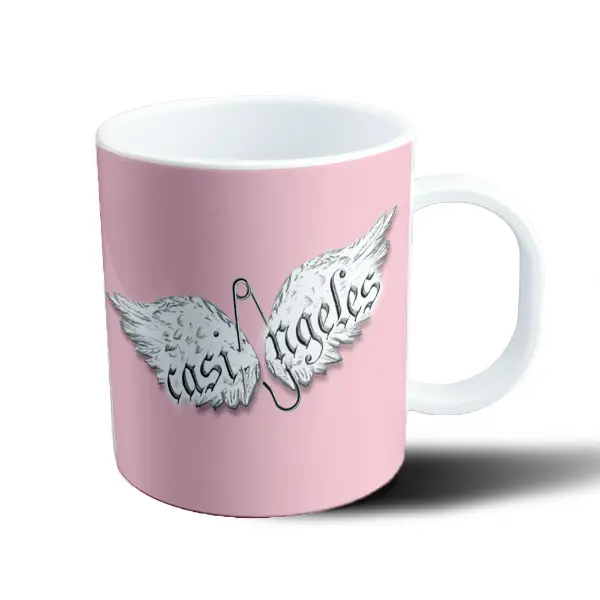 Taza de Plástico Casi Angeles Alas y Broche