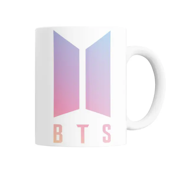 Taza de Cerámica BTS Logo Degradé
