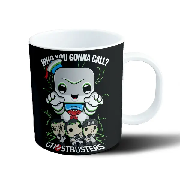 Taza de Plástico Cazafantasmas Stay Puft Marshmallow Man y los Cazafantasmas