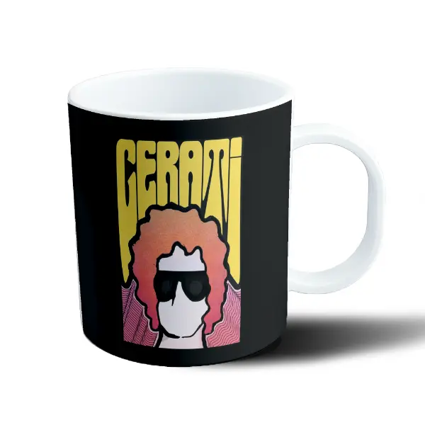 Taza de Plástico Gustavo Cerati Retrato Pop
