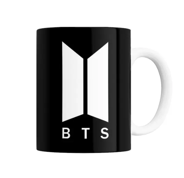 Taza de Cerámica BTS Logo Negro
