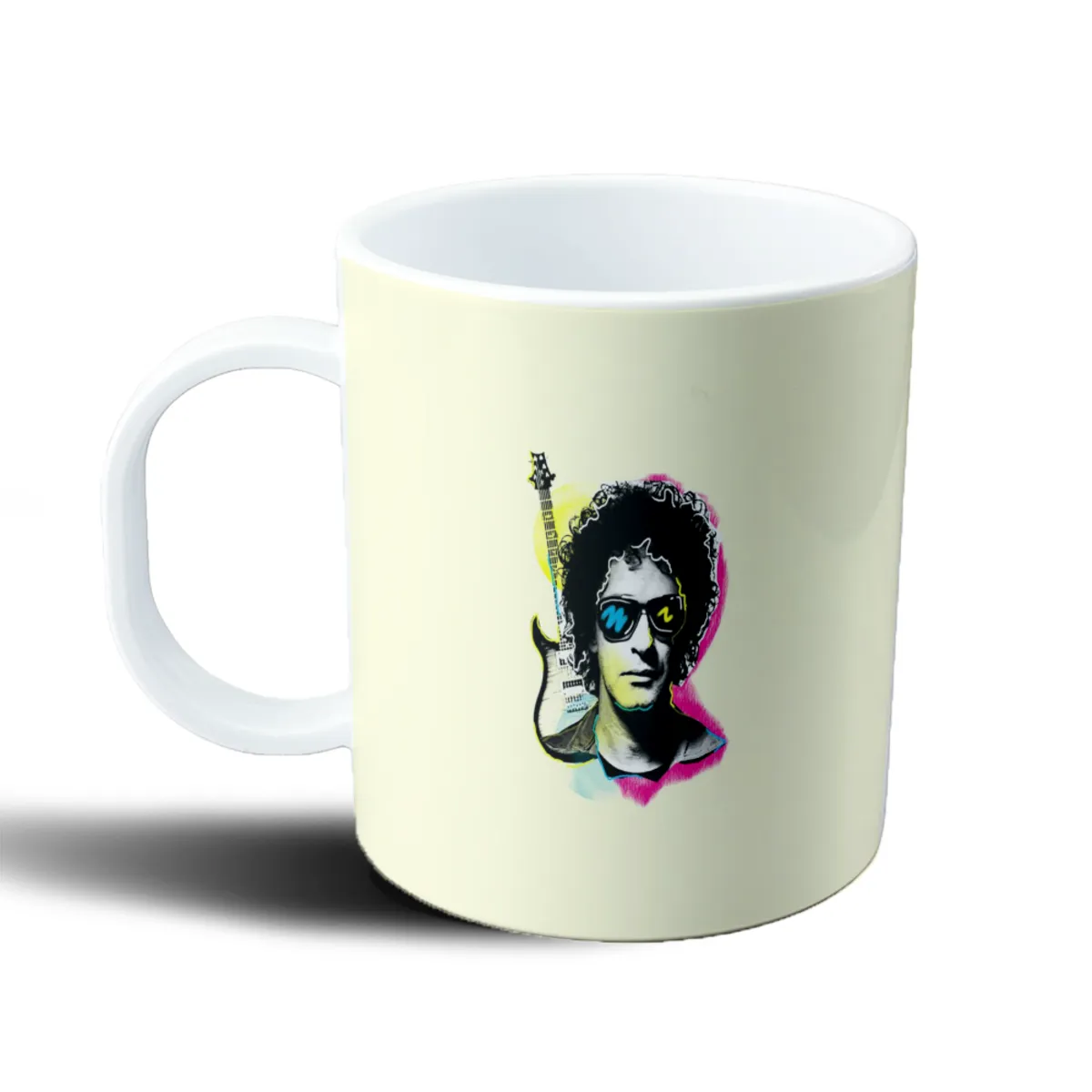 Taza de Plástico Cerati Pop Art con Guitarra - vista 2