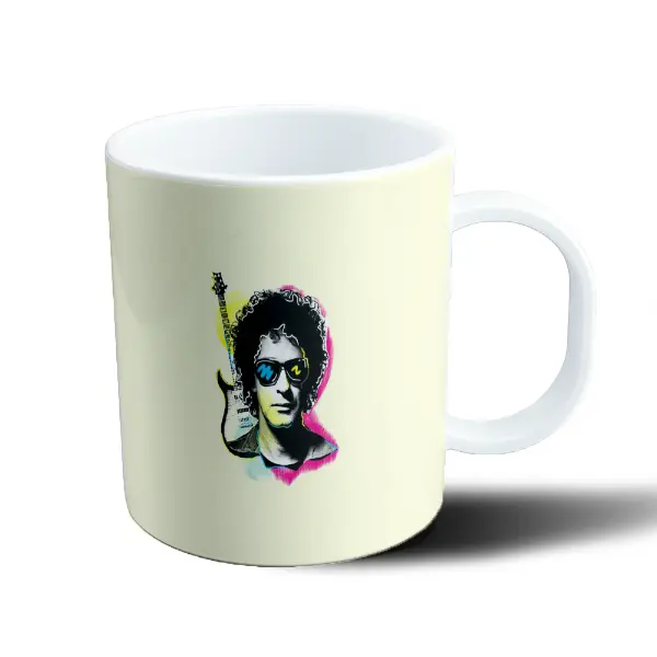 Taza de Plástico Cerati Pop Art con Guitarra