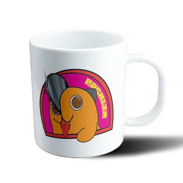 Taza de Plástico Chainsaw Man Pochita Lentes