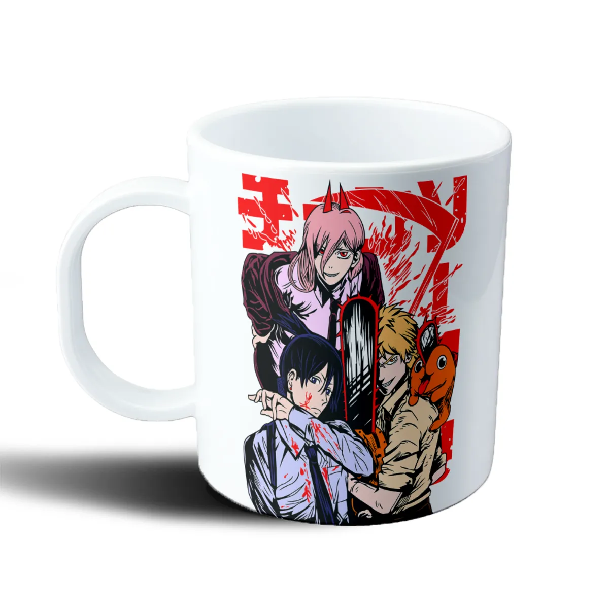 Taza de Plástico Chainsaw Man Makima Denji Power Pochita - vista 2