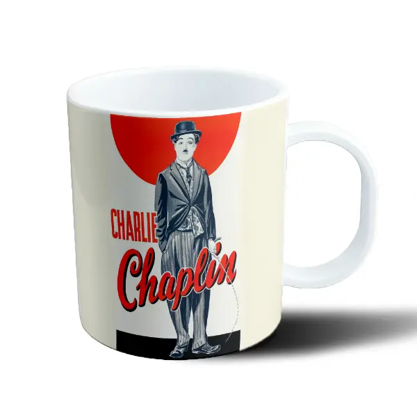 Taza de Plástico Charlie Chaplin Vagabundo
