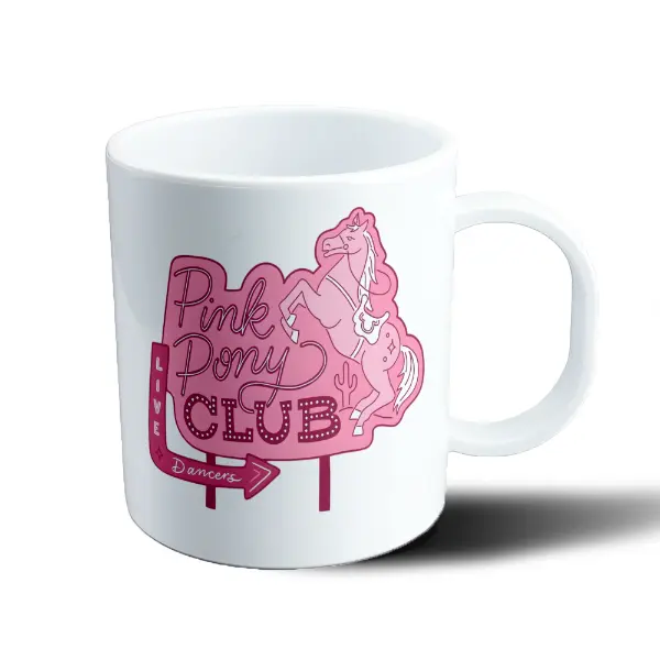 Taza de Plástico Chappell Roan Pink Pony Club