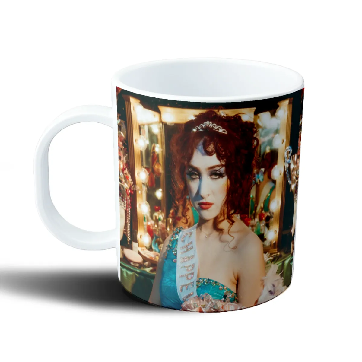 Taza de Plástico Chappell Roan Diseño Tiara y Banda - vista 2