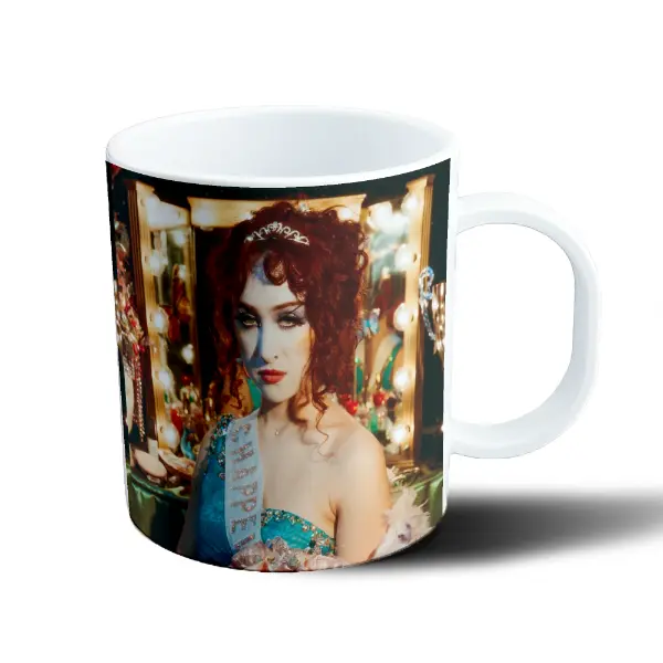 Taza de Plástico Chappell Roan Diseño Tiara y Banda
