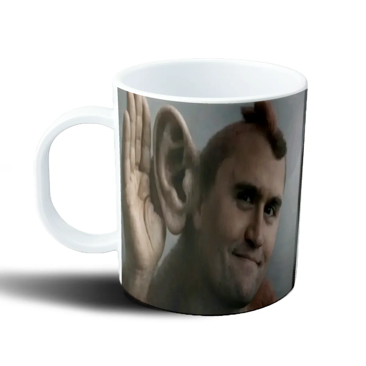 Taza de Plástico Charlie Kirk Meme Oreja Grande - vista 2