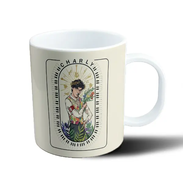 Taza de Plástico Charly Garcia El que no salta es un inglés