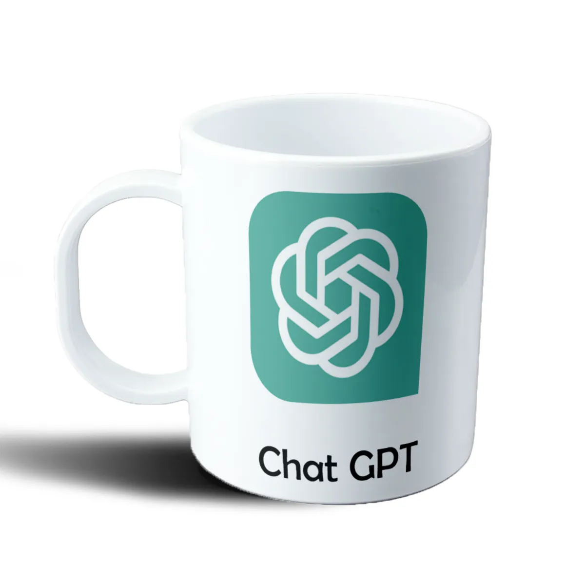 Taza de Plástico Chat GPT Logo - vista 2