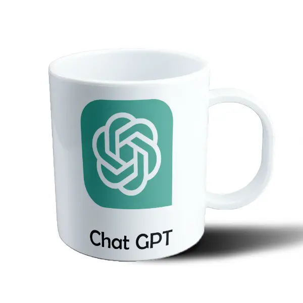 Taza de Plástico Chat GPT Logo