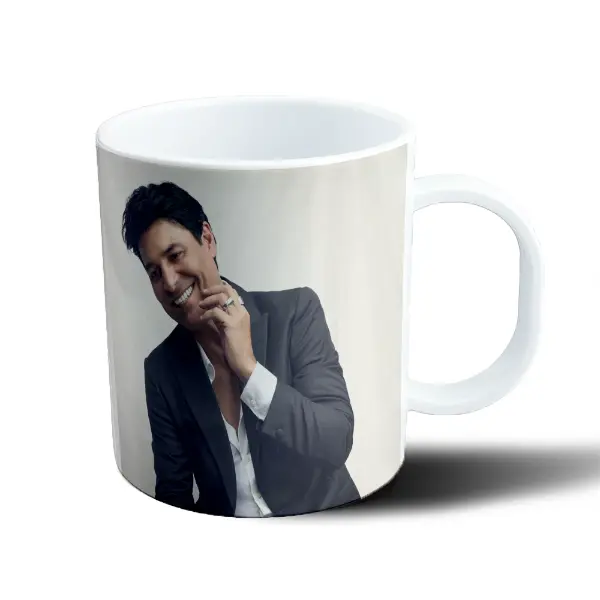 Taza de Plástico Chayanne Retrato Sonrisa