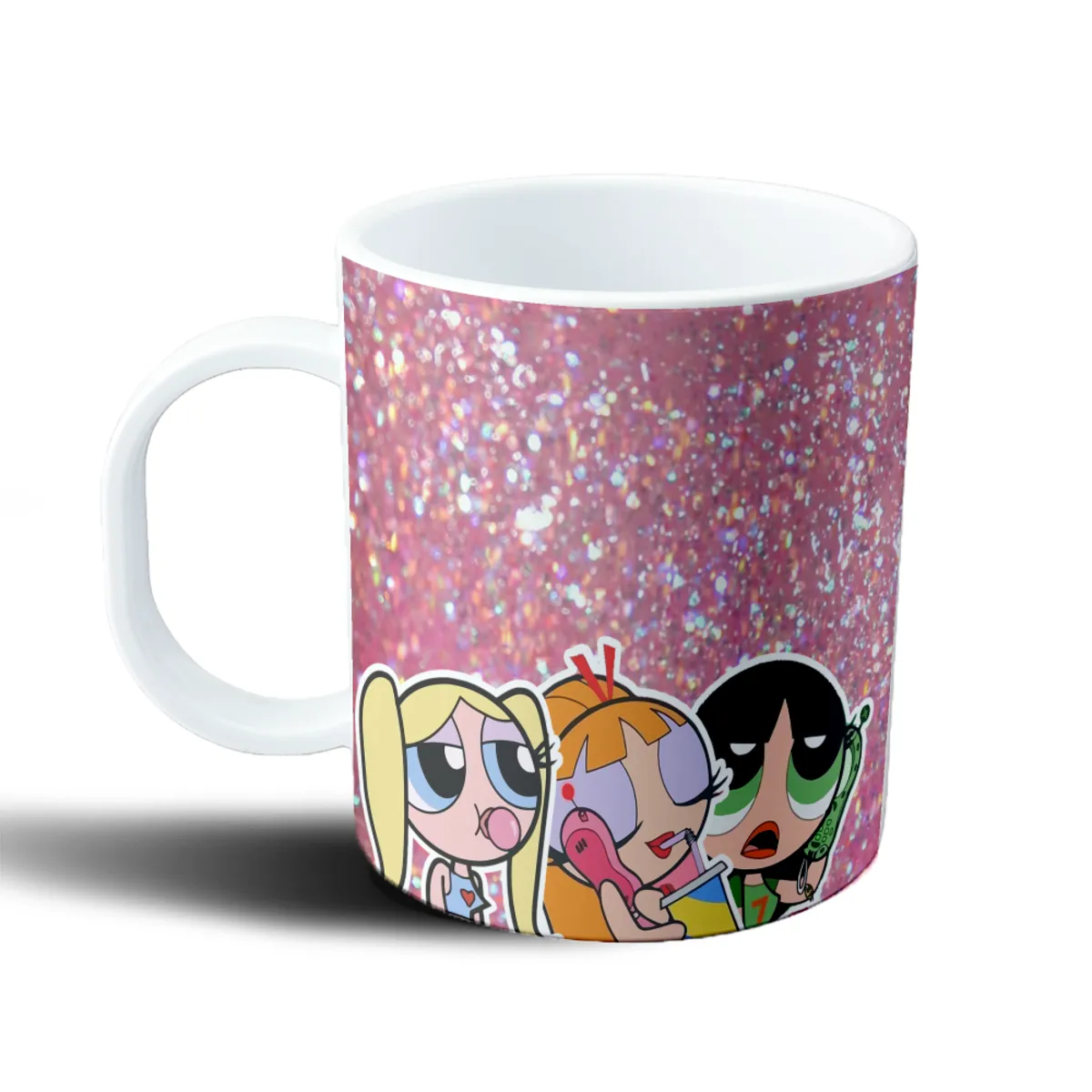 Taza de Plástico Chicas Superpoderosas Burbuja, Bombón y Bellota con Chicle - vista 2