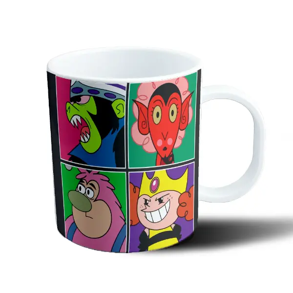 Taza de Plástico Chicas Superpoderosas Villanos