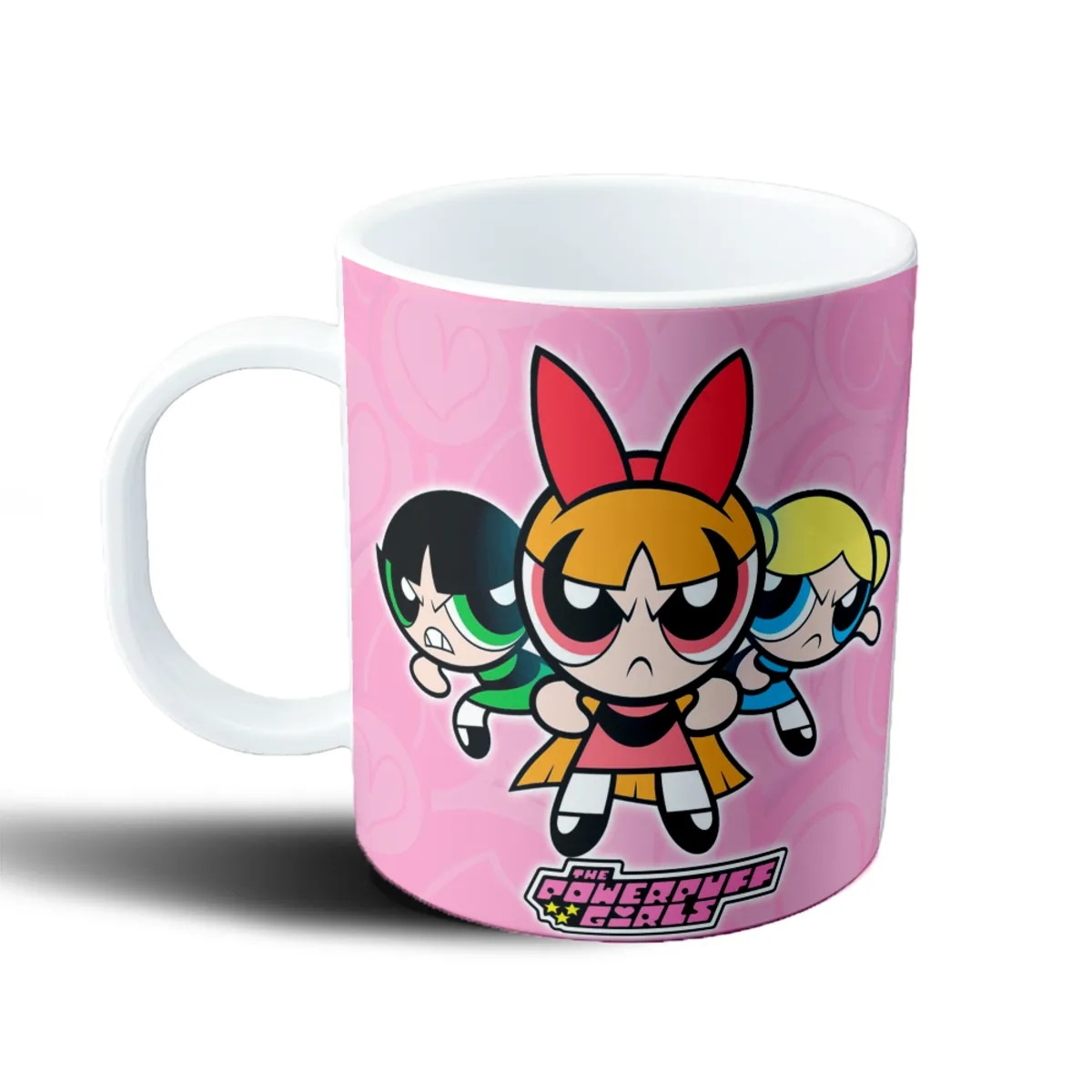 Taza de Plástico Chicas Superpoderosas Burbuja Bombón Flor - vista 2