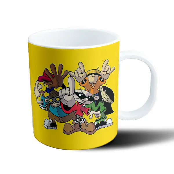 Taza de Plástico Chicos del Barrio Personajes