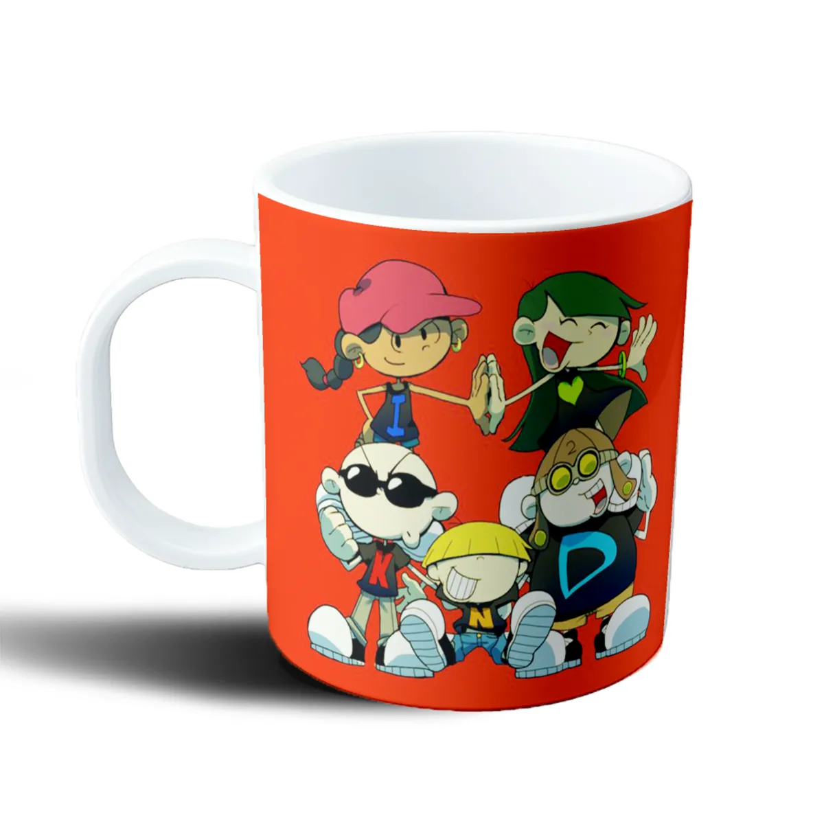 Taza de Plástico Chicos del Barrio Grupo Completo - vista 2