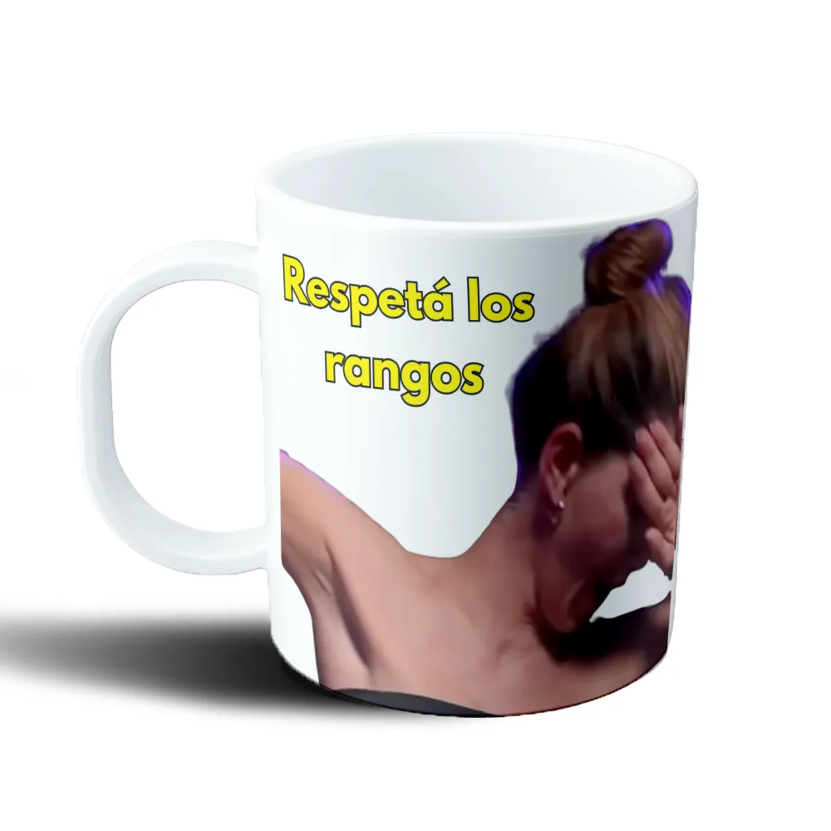 Taza de Plástico China Suarez Respetá los rangos - vista 2