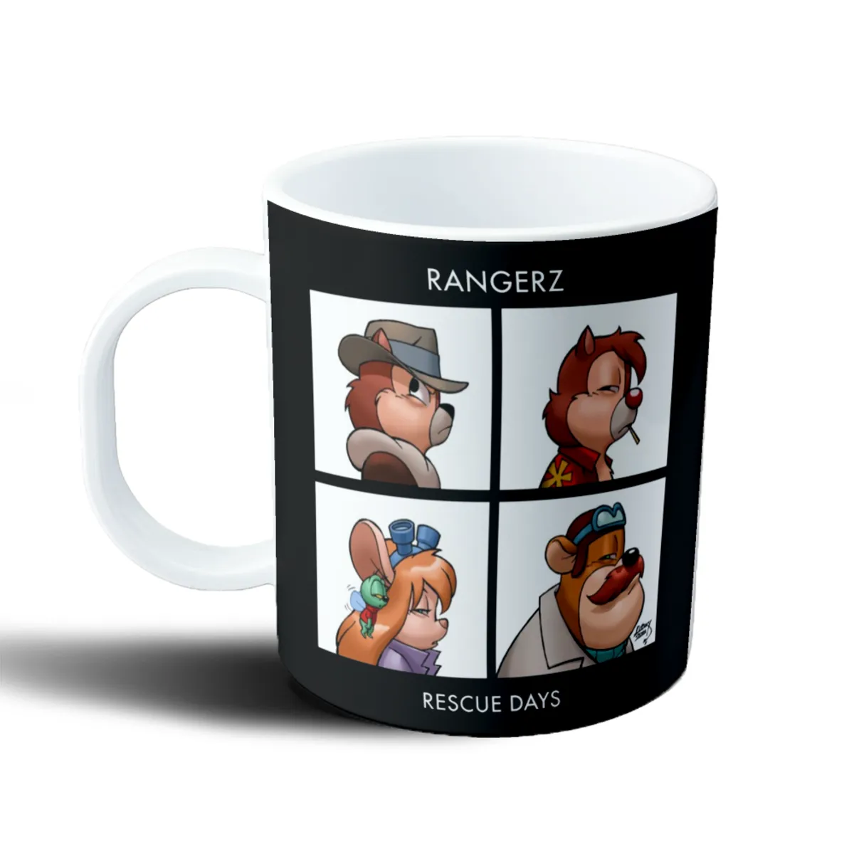 Taza de Plástico Chip y Dale Rangers Rescue Days - vista 2