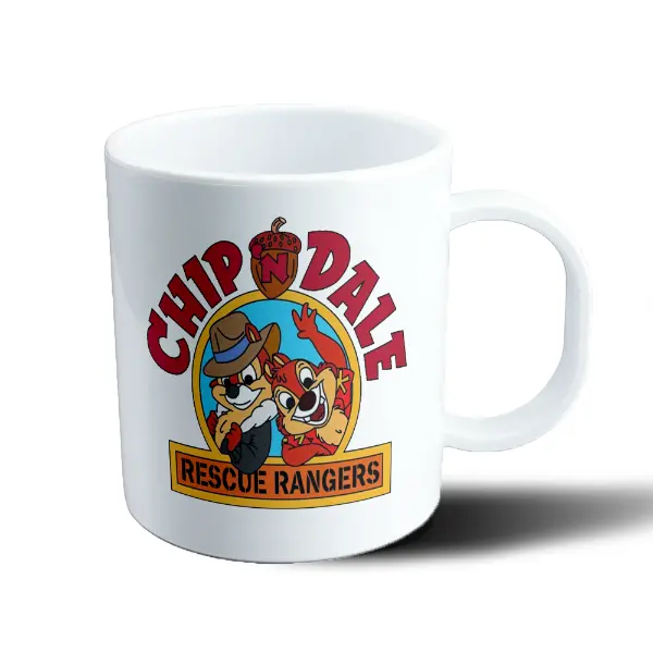 Taza de Plástico Chip y Dale Rescue Rangers