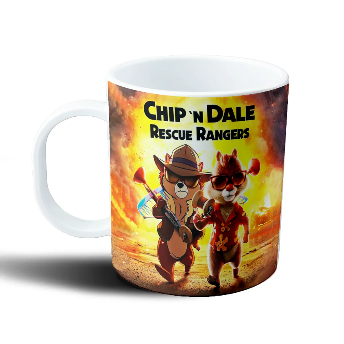 Taza de Plástico Chip N Dale Rescue Rangers - vista 2
