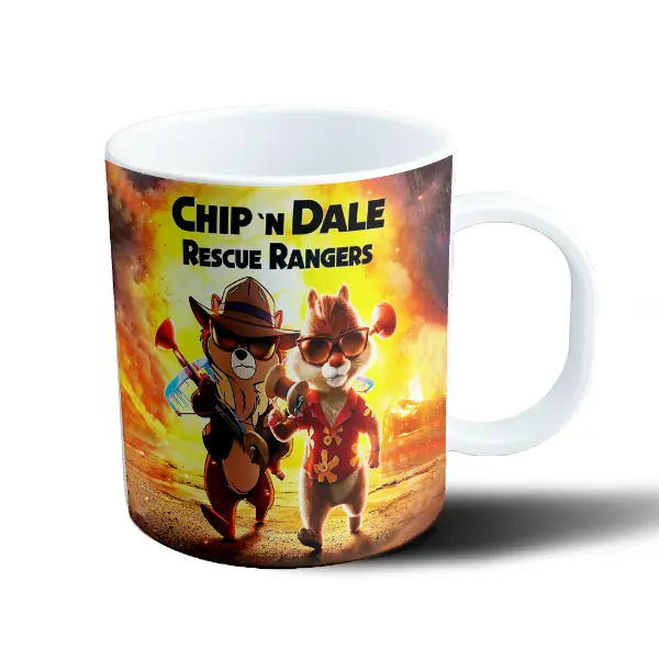 Taza de Plástico Chip N Dale Rescue Rangers